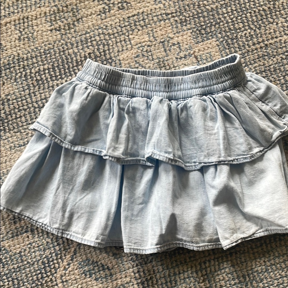 GAP Sky Blue Ruffled Skort for Kids